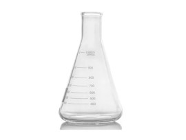 Erlenmeyer De Vidro Boca Estreita - 5.000 Ml - Cral